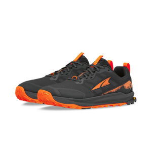 Altra men lone peak 9+ black orange trail runner shoes3