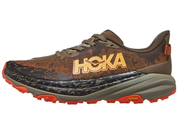 Hoka speedgoat 6 wide men's shoes antique olive squash