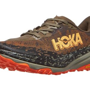 Hoka speedgoat 6 wide men's shoes antique olive squash2