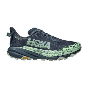 Hoka speedgoat 6 gtx women's trail running shoes thunder cloudmint fluorite