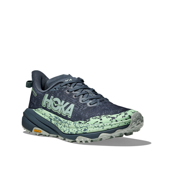 Hoka speedgoat 6 gtx women's trail running shoes thunder cloudmint fluorite2