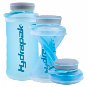 Hydrapak Stash 1L collapsible bottle blue