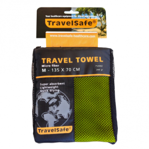 Travelsafe Microfiber Towel 120x60cm green