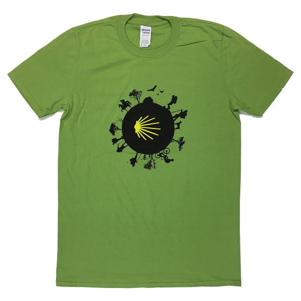 Camino World mens T-shirt - kiwi green M