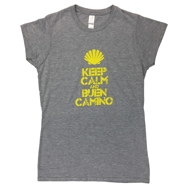 Keep Calm womens T-shirt - light grey L
