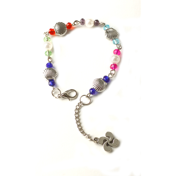 Pearl bracelet - Camino-shell, multicolor