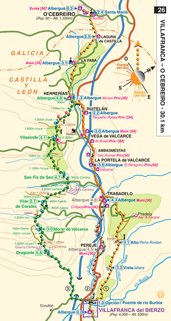 John Brierley - Maps Only Guide to the Camino de Santiago